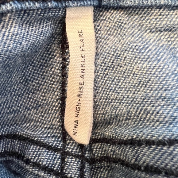 Rag & Bone Nina High Rise Ankle Flare in Poppy Size 31 - Picture 7 of 12